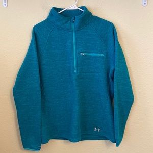 Under Armour Teal Half-zip Jacket